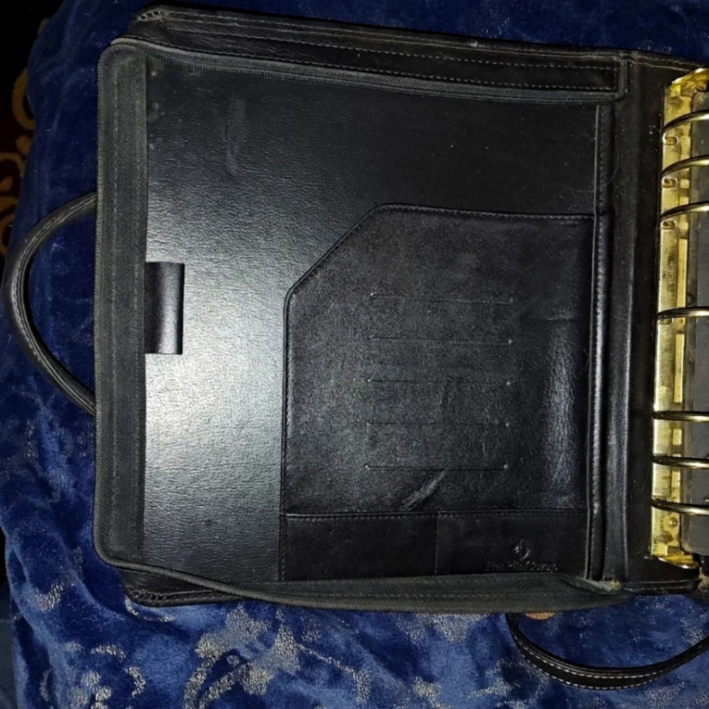 Franklin Covey Leather Crossbody Briefcase